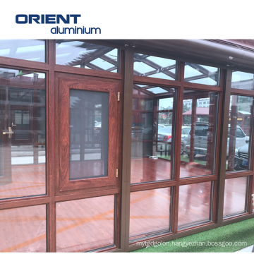 Factory outlets aluminium garden greenhouses with cheap price